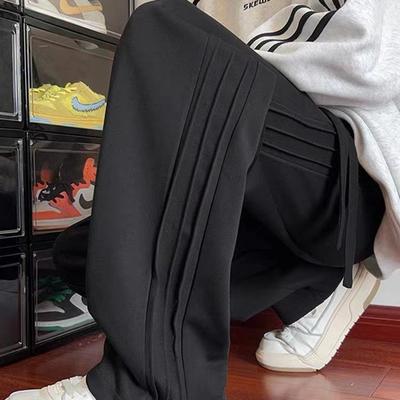 Nuovi Pantaloni Casual Dritti Monocolore Autunnali e Invernali Pantaloni Sportivi Comodi e Larghi