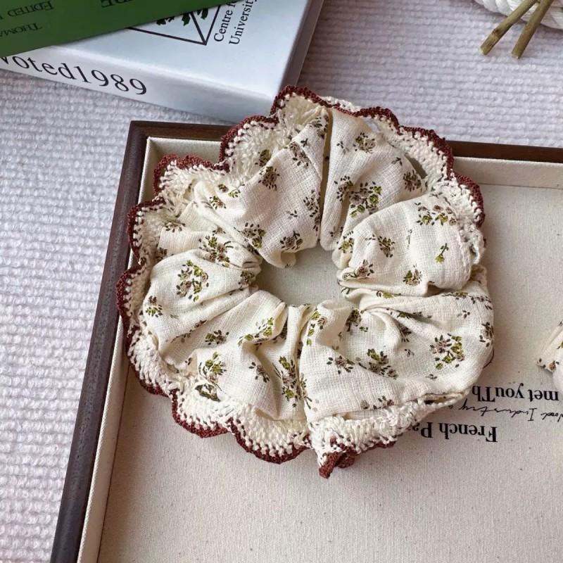 Forest Retro Floral Lace Large Intestine Hairband Hair Accessories For Women