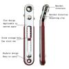 Slotted Tool Multifunctional Bidirectional Forward and Reverse Ratchet Screwdriver Elbow Flat Head Wrench Cross Screwdriver