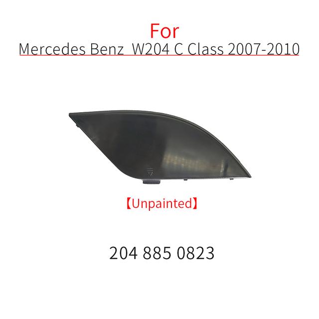 For Mercedes W204 Car Rear Bumper Tow Hook Cover Cap Black For Benz C Class 2007-2010 C180 C200 C230 C260 C300 2048850823