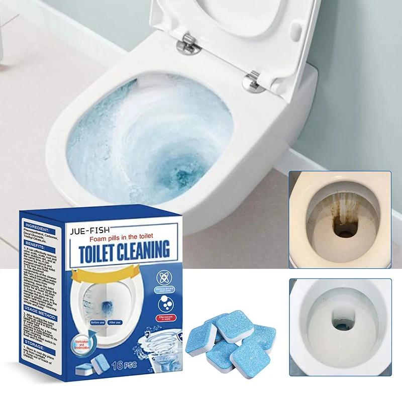 Toilet Cleaning Tablets Effervescent Tablets Deodorizing And Fragrant Efficient Cleaning And Decontamination For Families 16PCS