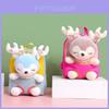 Adorable Reindeer Kids Backpack 2023 New Cartoon Plush Detachable Lightweight Bag