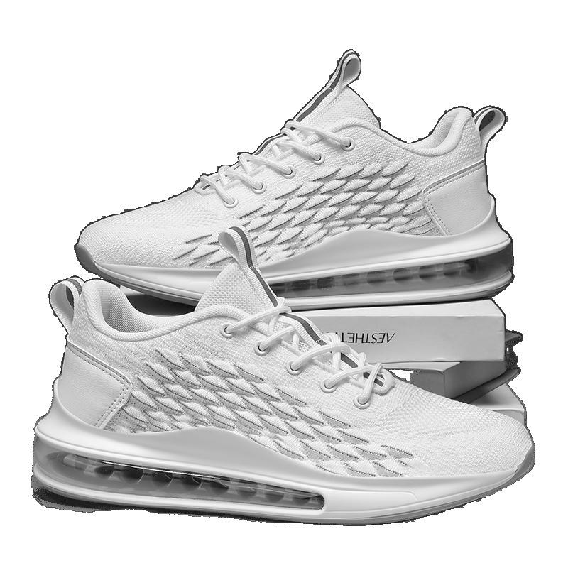 Neue Mode Sport- und Freizeitschuhe Herrenschuhe Übergröße Vollflächen-Luftpolster Laufschuhe Mesh-Schuhe