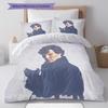 Sherlock Holmes Pattern Bedding Home Decoration Birthday Gift ( 1 Duvet Cover + 2 Pillowcase, Without Core),fan Merchandise.