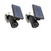 MTO Solar Sensor Light, Dummy Security Camera Style, 2-Pack