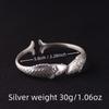 S sterling silver double fish bracelet is a classic style gift for Thanksgiving, a thoughtful present for parents