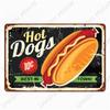 Vintage Pizza Tin Plate for Home Decor, Coffee, Donuts, Pizza, American, Kitchen, Home Decor, American Diner, Wall Posters, N375