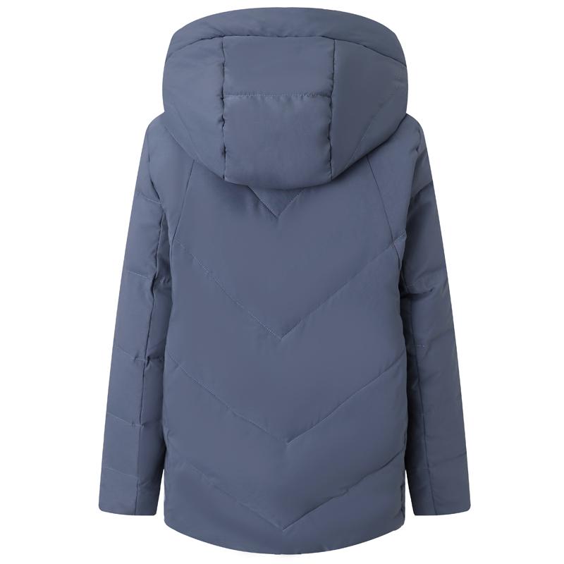 Middle Age Women's Down Coats Winter Vintage Parkas Hooded Plus Size Elegant Loose Thick Warm Down Jackets Woman Outerwears