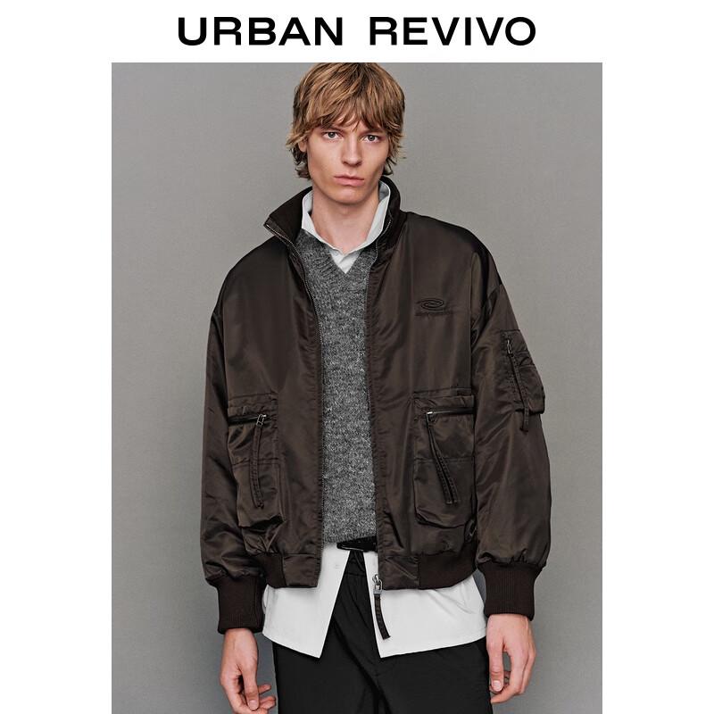 

UR2025 Men s Amber Flow Stand-up Collar Loose Padded Jacket S