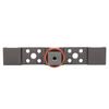 3 In 1 Hot Shoe Mount Adapter Extension Bar Bracket Stand for Camera Mobile PhoneBlack Silver