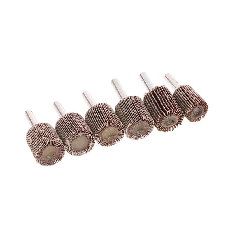 3Pcs 80 Grits Alumina Particles Flap Wheel Sanding Paper Flap Wheel For Removing Rust Deburring Grinding Polishing Flat