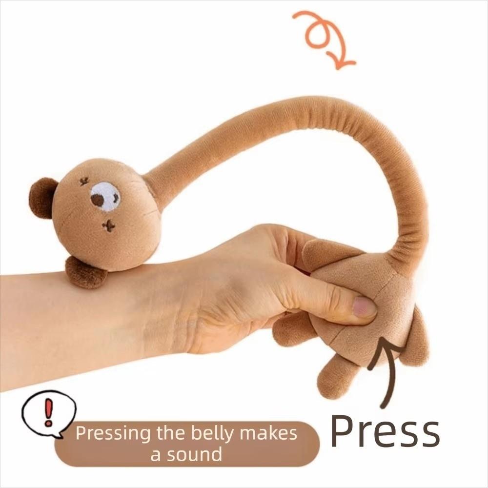 Plush Long Neck Plush Doll Toy Funny Design Hanging Ornament Doll Cute Bag Pendant Gift