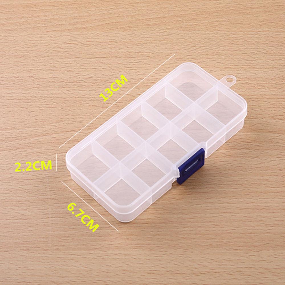 

Ящик для хранения инструментов Регулируемый 10-секционный пластиковый ящик для хранения Держатель для винтов Кейс Органайзер Таблетница Аппаратный инструмент