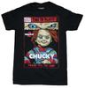 Childs Play 2 New Adult T-Shirt Chucky Good Guys Time To Play Comic Image