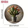 Metal Wall Art Cactus Desert Plant Unique Home Decor Wall Hangings