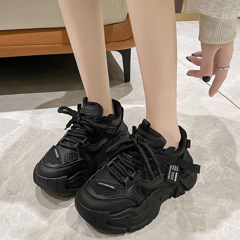 2026 Frühling Neue Beliebte Sneaker Dicke Sohle Höhensteigernd Leichte Sport- und Freizeitschuhe für Damen