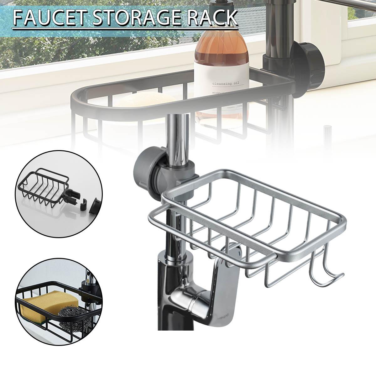 

PDTO сливная стойка для хранения, держатель для губки, мыла, ткани для кухонного крана для раковины