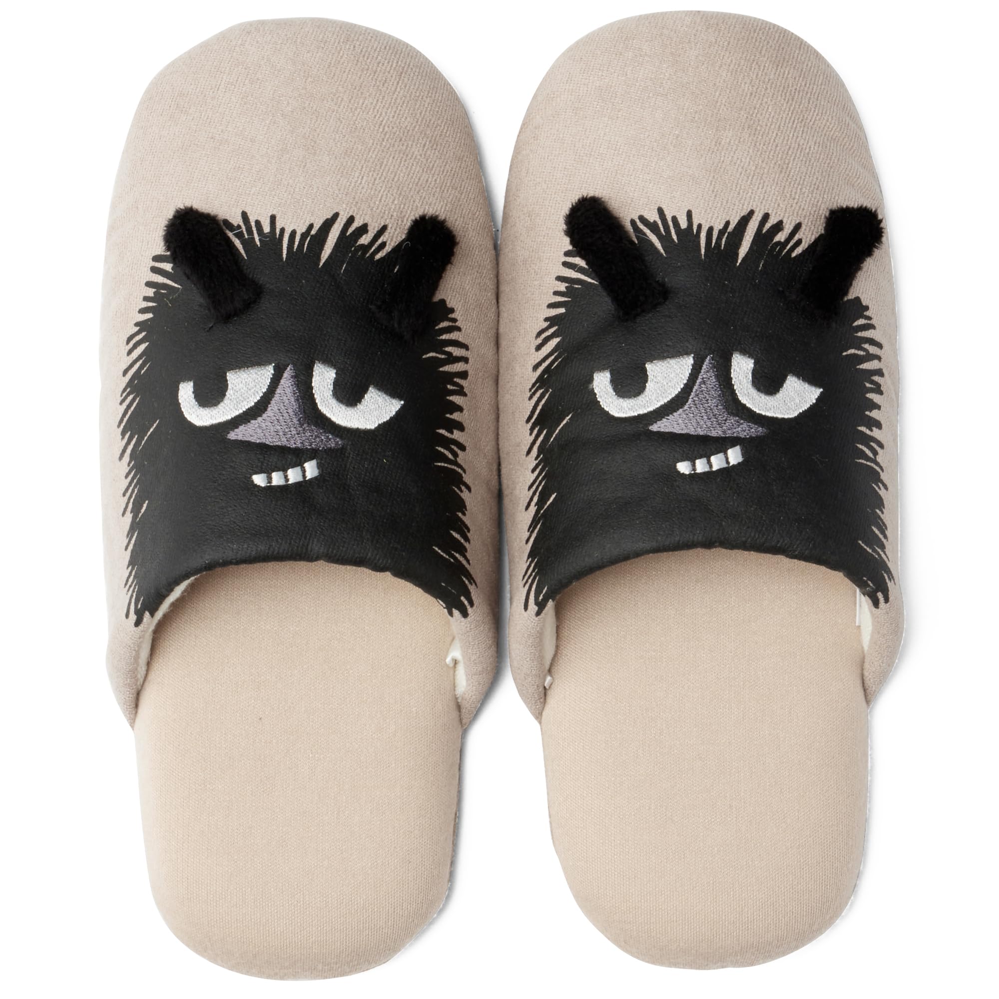 

Тапочки Муми-тролль Широкие Мягкие см, Бежевые, 24.0 бежевый