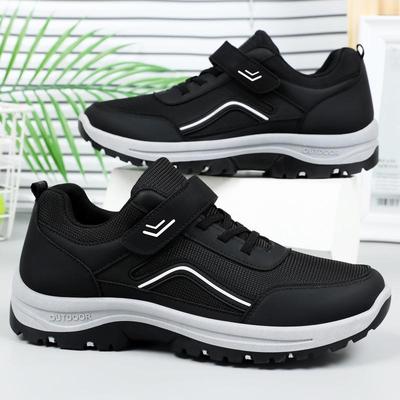 Walking Shoes, Shoes for The Middle-aged and Elderly, Velcro Style Casual Shoes, Soft-soled, Versatile Men's Shoes