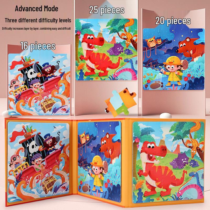 Advanced Magnetic Educational Puzzle for Toddlers - Ages 3 To 6