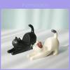 Relaxing Cat Resin Phone Holder With Creative Design For Home Decor And Gift Idea