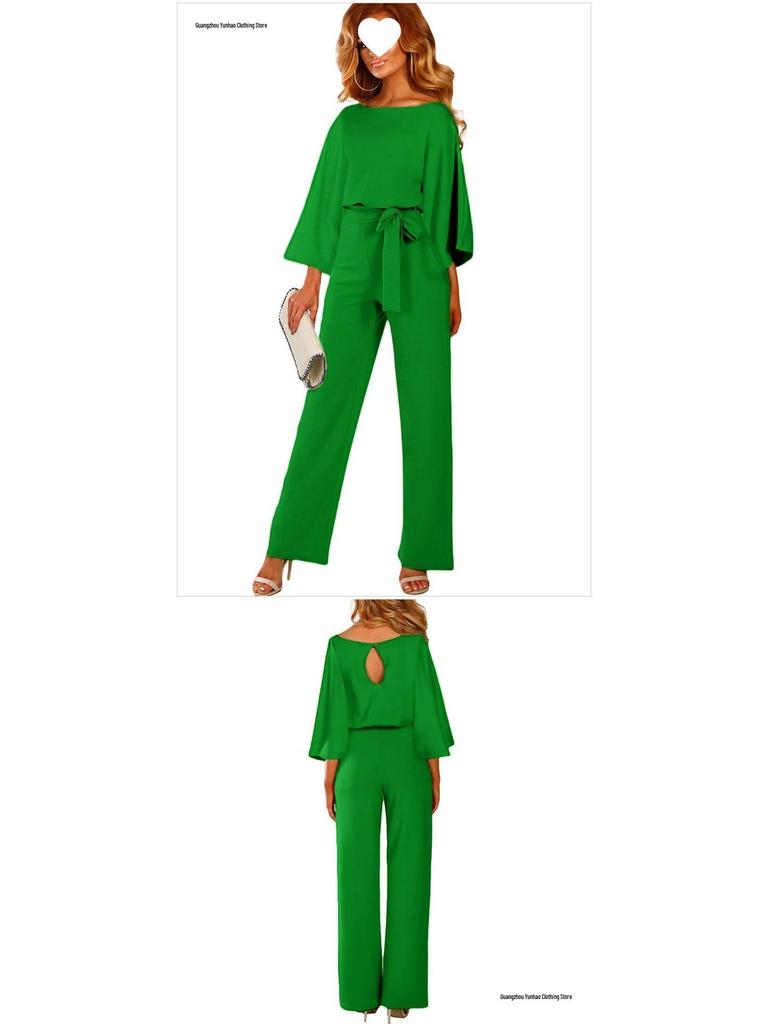 Tuta da Donna con Maniche a Pipistrello e Allacciatura - Moda Autunno/Inverno 2019