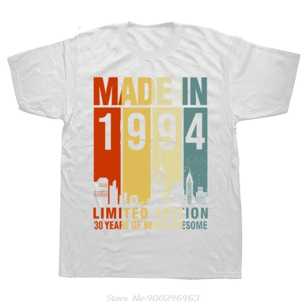 Funny 30th Birthday T-shirt Legends Were Born In 1994 Graphic Tshirt Summer O-neck Short Sleeve Tees Oversized Cotton T Shirt