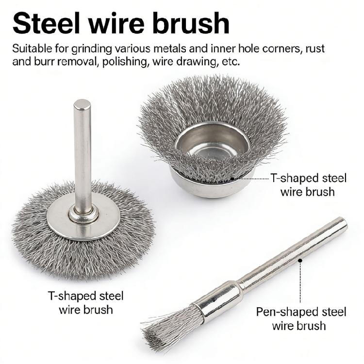 Durability Copper Steel Wire Wheel 2.35mm Round Shank For Effective Metal Surfaces Preparation And Finishing Work