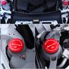 Car Water Tank Cap Aluminum Alloy Tank Decorative Sticker Cover For Mercedes Benz AMG W204 W205 W203 W211 W212 W213 W201 W210