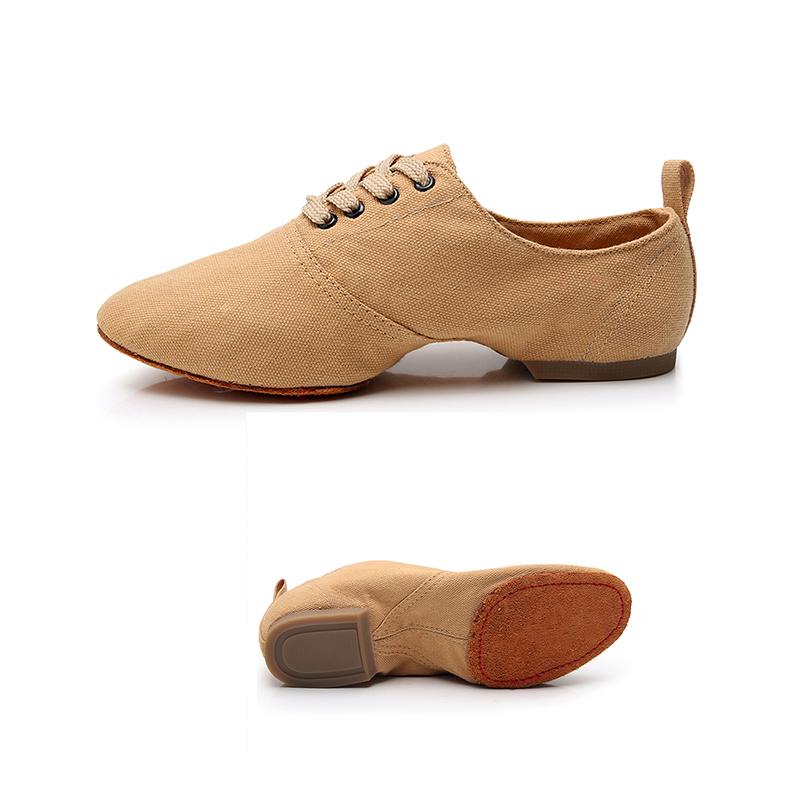 tan dance sneakers