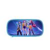 Student Blue Double-layer Pencil Case Kpop Witch Hunting Girl Group Student Storage Stationery Bag Pencil Bag