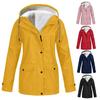 Warm Padded Women Jacket Quick Dry Windbreaker Outdoor Mountaineering Hooded Coat