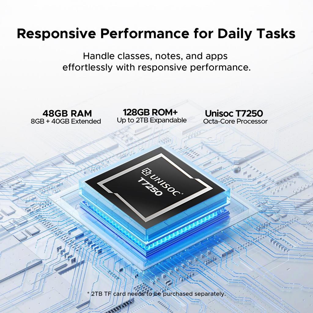 Tableta AP11 Pro Android 16, 11 inch, 48GB+128GB, 2.4K 90Hz, Octa-Core, 8800mAh, 5G WIFI, Căști, Tabletă cu Tastatură, Stilou, Mouse