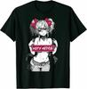 Retro Waifu Material Sey Anime Girl Cute Unisex Shirt Cotton Oversize Large Size