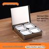 304 Stainless Steel Square Food Sample Box Set
