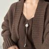 No fading autumn and winter sweater chain simple niche long necklace women's pendant fringed accessories pendant