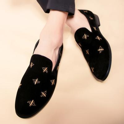 Doudou Shoes British Summer Breathable Hair Stylist Leather Casual Small Leather Shoes