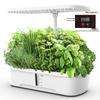 Premium Smart Hydroponic Planter Kit with Growth Lamp for Soilless Cultivation