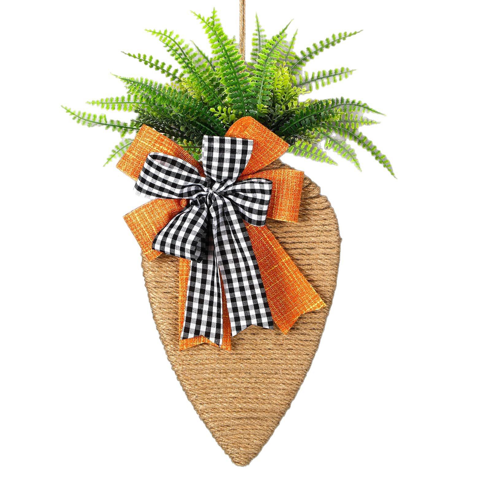 

Easter Doorstep Accessories, Hemp Rope, Carrot Pendant, Home Decoration, Photography Props One Size белый