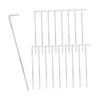 Set of 18 Pegs, Tent Tarp, Iron Pegs, Construction Tools, Tent Pegs, Camping Supplies, Tent Supplies, Outdoor Supplies [Length 23.5cm/Diameter 4mm]