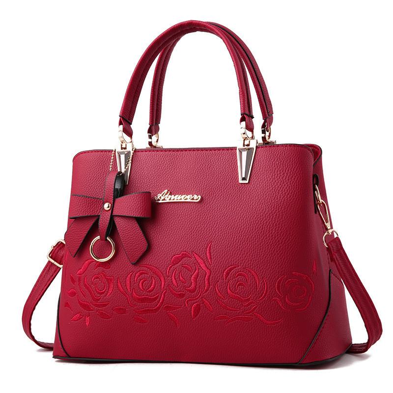 2023 New Fall Winter Ladies Handbag Shoulder Bag Korean Girls Casual Trendy Bag красный