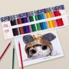 12/24/36/48/72 Hole Colorful Cloth Pencil Case Stationery Pencil Storage Bag Pencil roll School Student Supplies Paint Brush Bag
