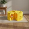 Cheese Feline Tunnel Multi-Hole Design Felt Cave Easy To Clean