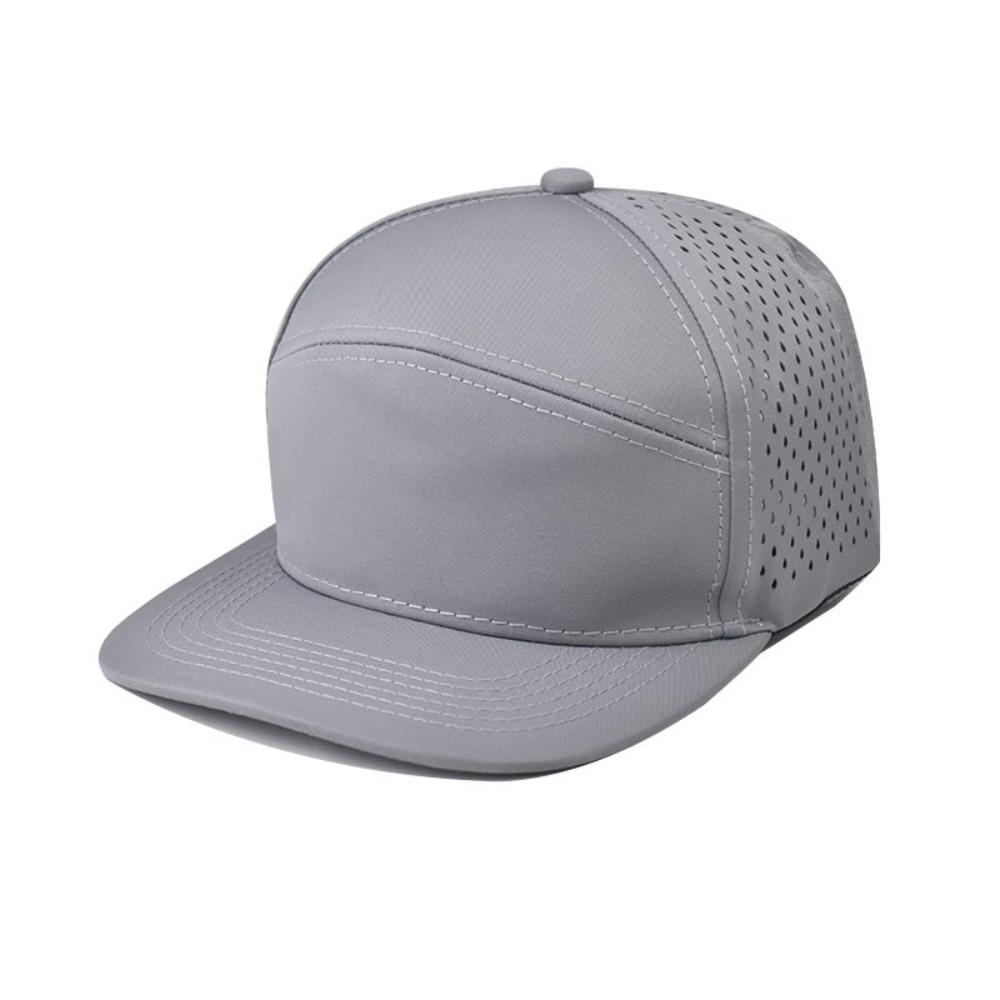 Casual Solid Color Baseball Cap Adjustable Breathable Trucker Hat Hip-Hop Hat Unisex