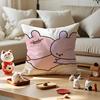 Asamimichaan Asleep Cute Asamimi Cushion Cover Silky Short Plush With Invisible Zipper Dustproof Sofa Pillow Case For Home Decor