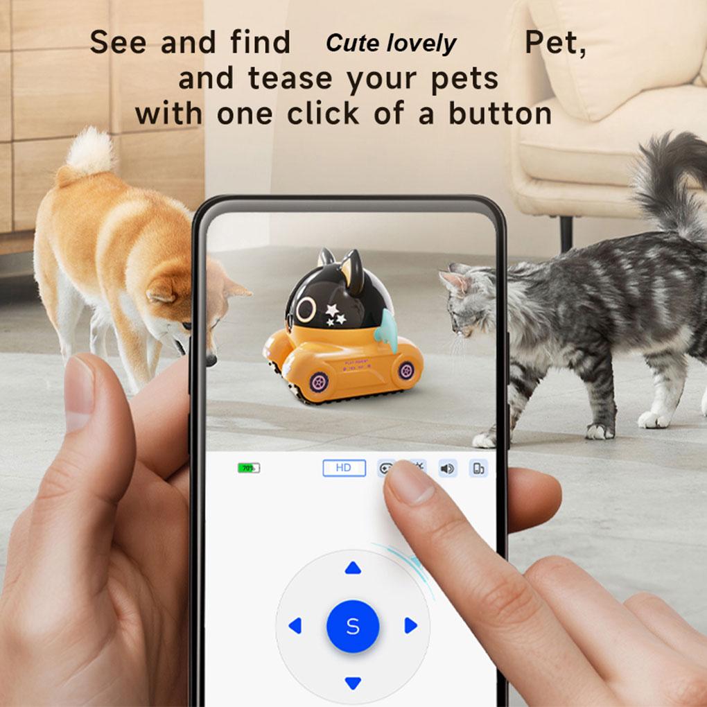 3MP HD Kjæledyr Robotkamera Mobilapp Fjernkontroll Kjæledyr Baby Sporing WIFI Kamera Hjemmesikkerhet Beskyttelse Overvåkningskamera