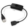 USB 5V 303 LED Switch USB Cable Switchs Cable ON OFF Power Device Tool Switchs Cable Extension Cable/Extension SwitchMale Female