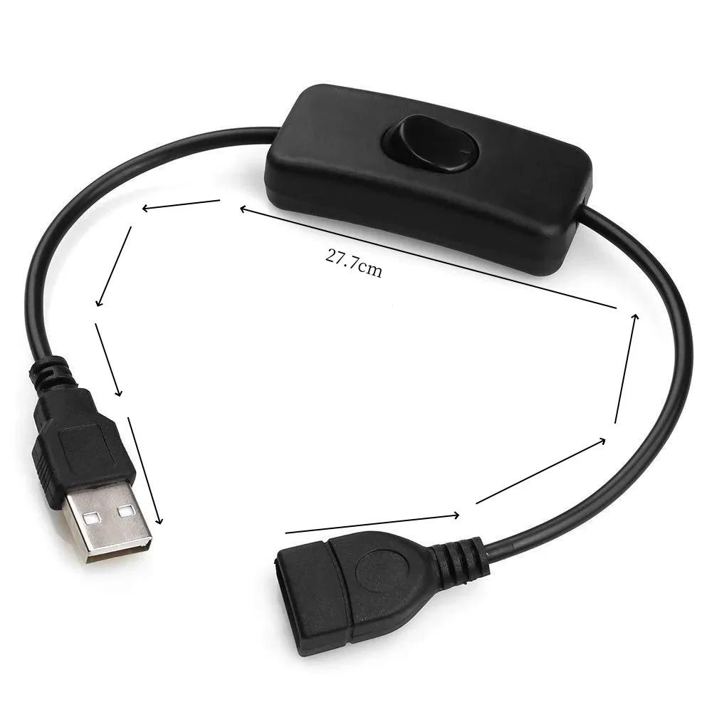 USB 5V 303 LED Switch USB Cable Switchs Cable ON OFF Power Device Tool Switchs Cable Extension Cable/Extension SwitchMale Female