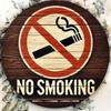 Vintage No Smoking Metal Sign Retro Wall Art for Bar Cafe Garage
