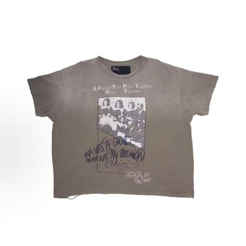 Vintage Washed Cotton Oversized Streetwear Tee Men Women 2026 Loose Fit Graphic Short Sleeve T-Shirt